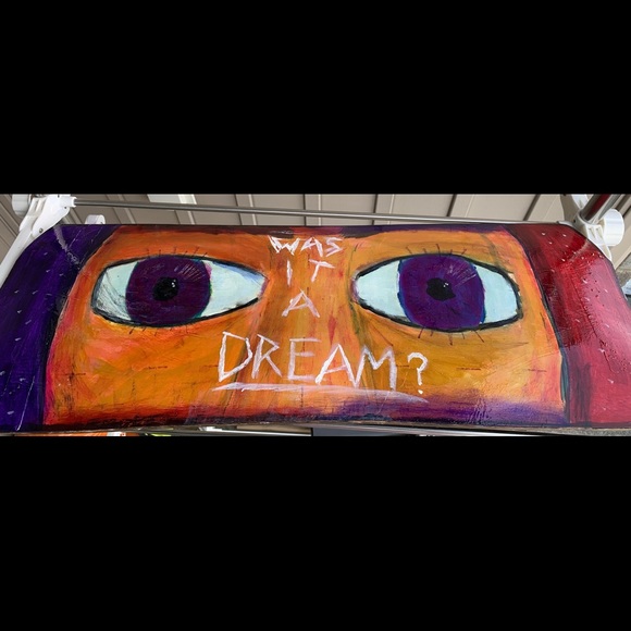 Was it a Dream? Custom Painted Skateboard - Picture 2 of 2
